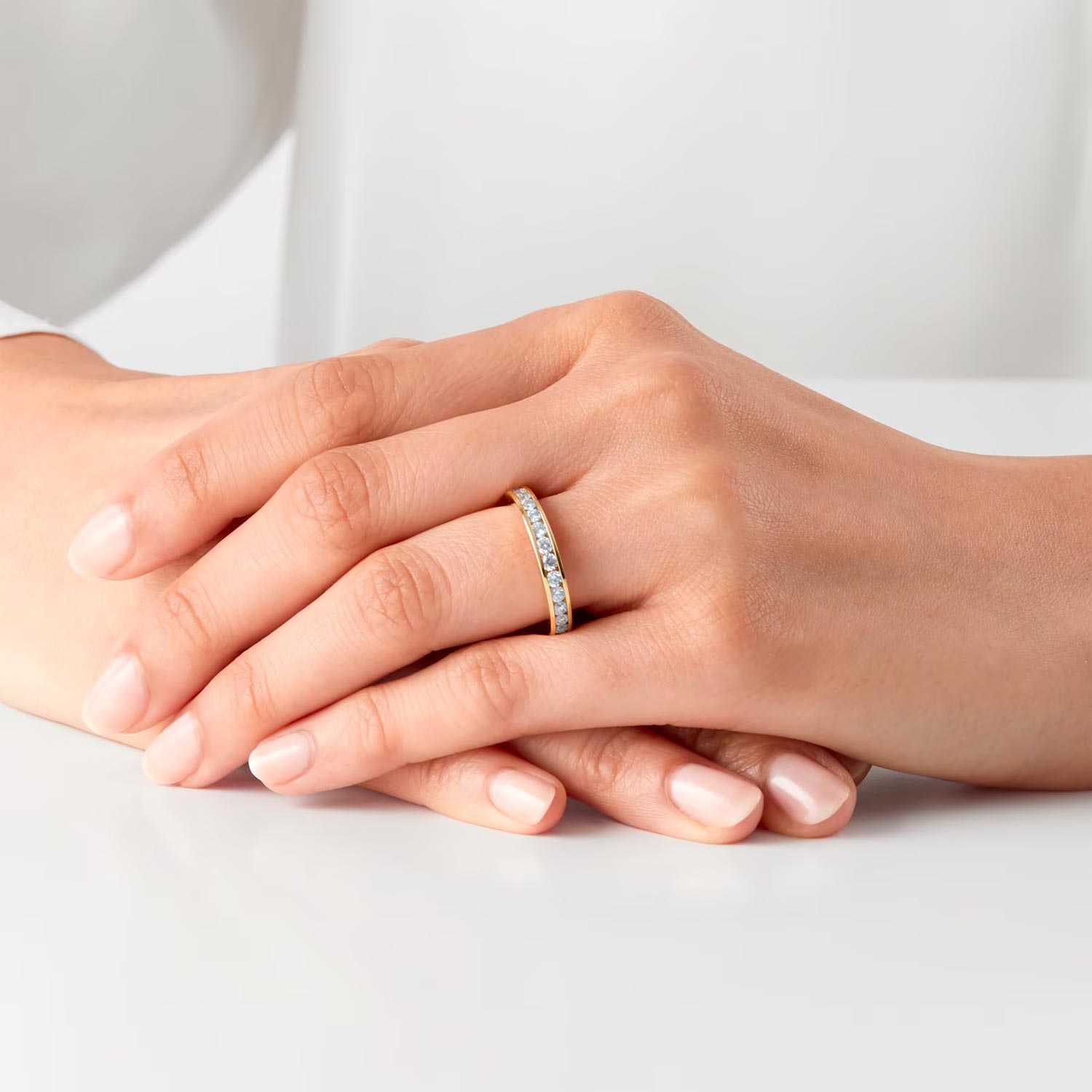 1.00cttw Channel Eternity Ring - Image 2