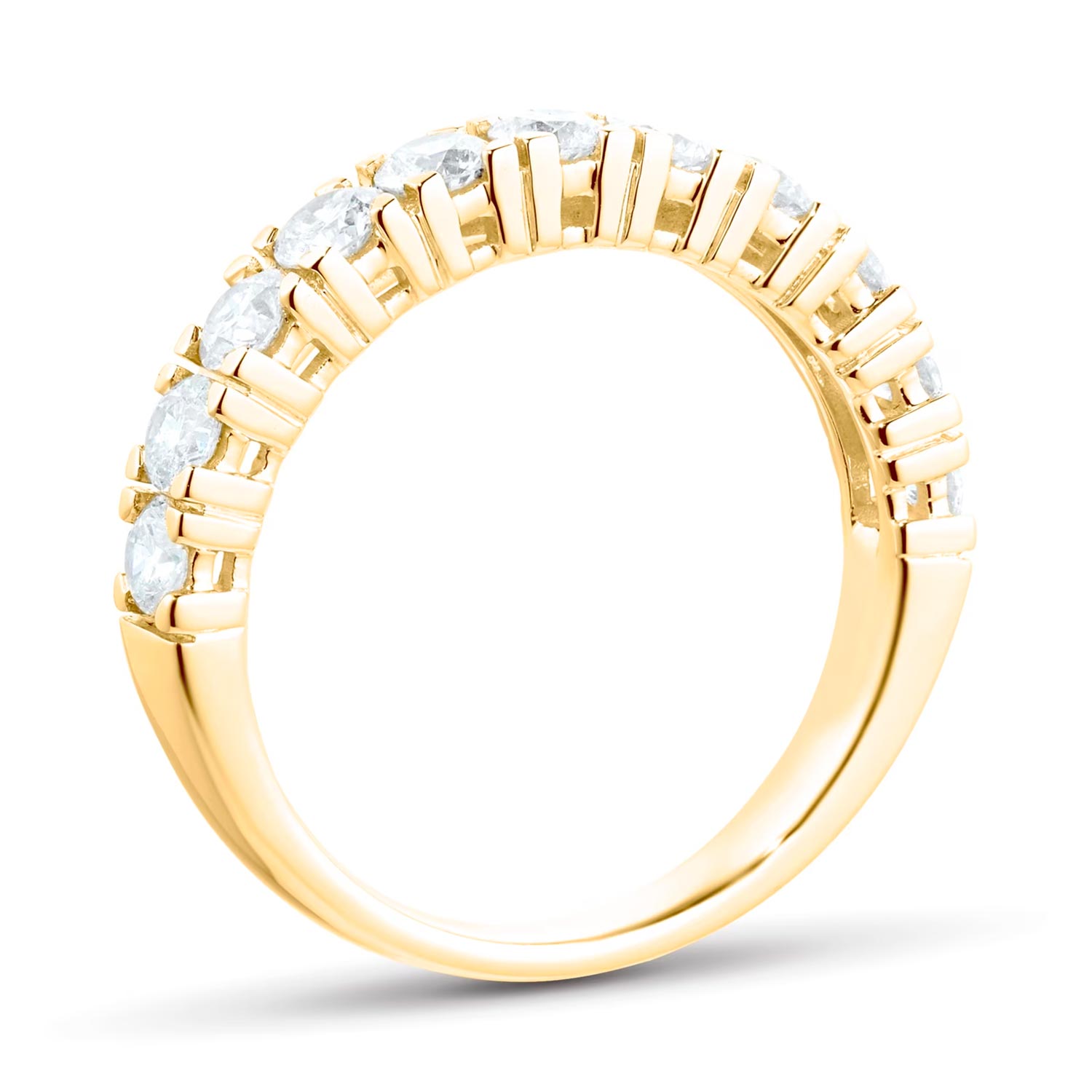 Claw Set Half Eternity Ring - 1.00ct - Image 3